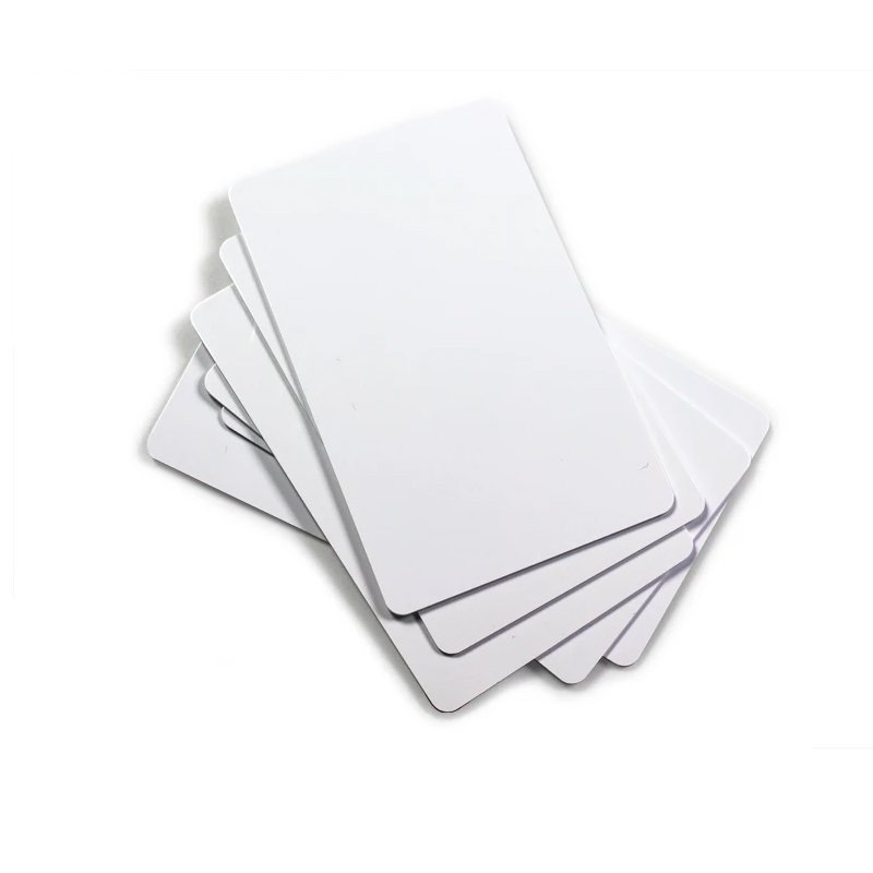 OEM ODM RFID 125KHZ LF ID Card Blank White ISO PVC Card for Access Control With EM4305 Chip