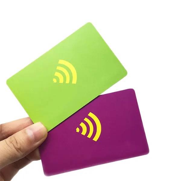 13.56MHz F08 RFID Plastic Professional Business Visiting Access Control Cards Custom Logo Blank Smart Card