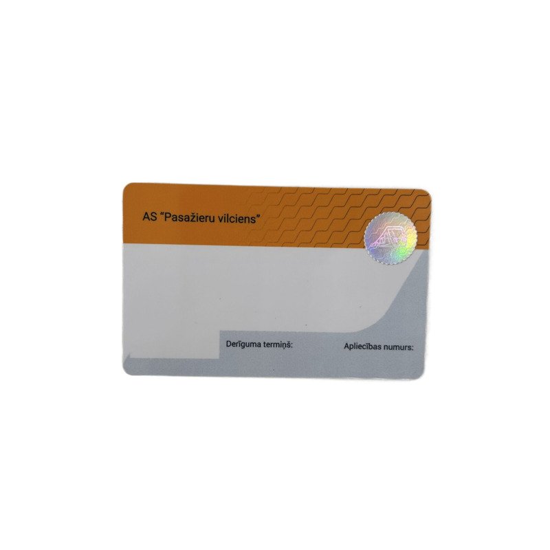 Custom Printing ISO14443A 13.56mhz RFID Metro Ticket Card Plastic Access Control Card Bus Ticket For Payment