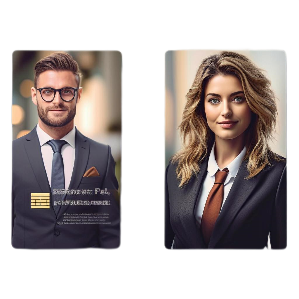 standard size CUSTOM Photo Id PVC card Student staff exhibition event card Employee Access control management Plastic Card