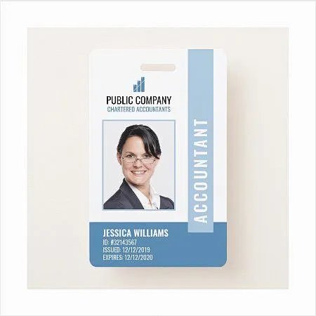 standard size CUSTOM Photo Id PVC card Student staff exhibition event card Employee Access control management Plastic Card