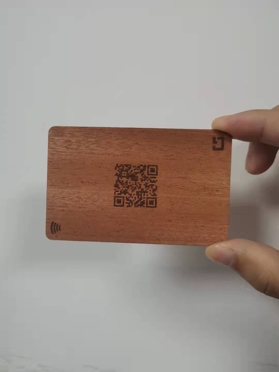 12 colors Eco-friendly Material Blank Bamboo Cherry Wood Rfid Business Card 13.56mhz 213/216 chip Nfc Wooden Access Control Card