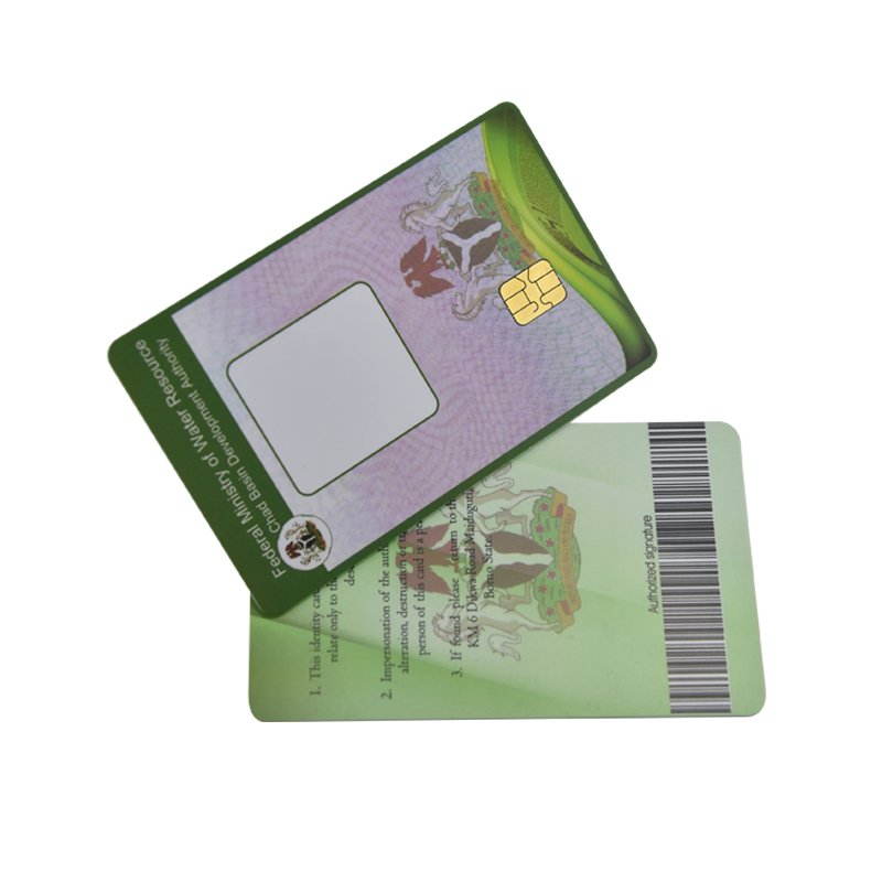 PVC RFID Contact Card Sim Blank Brushed Gold Bottom Magnetic Custom NFC RFID IC Cards