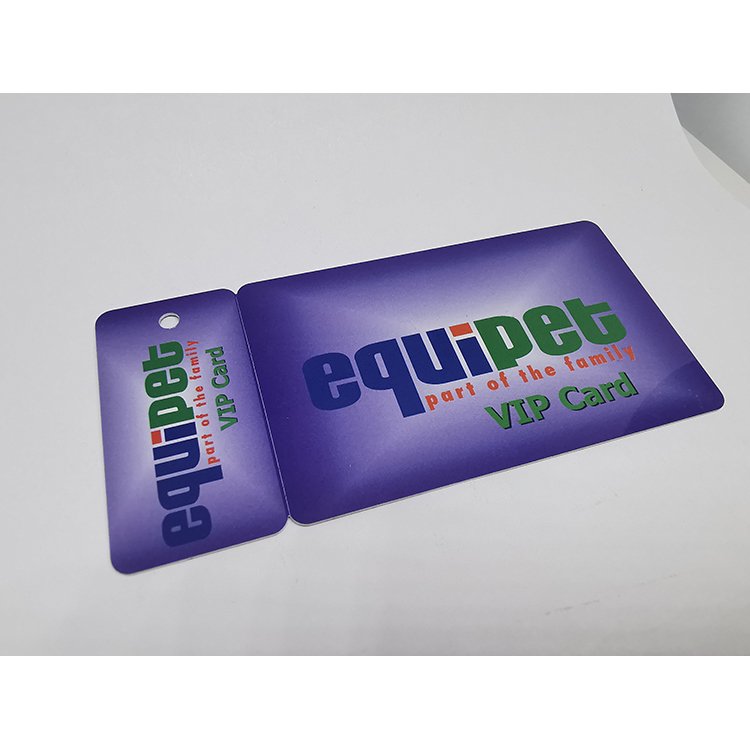 Customized Shape PVC Plastic Loyalty Gift Membership Combo 3 up Key Cards