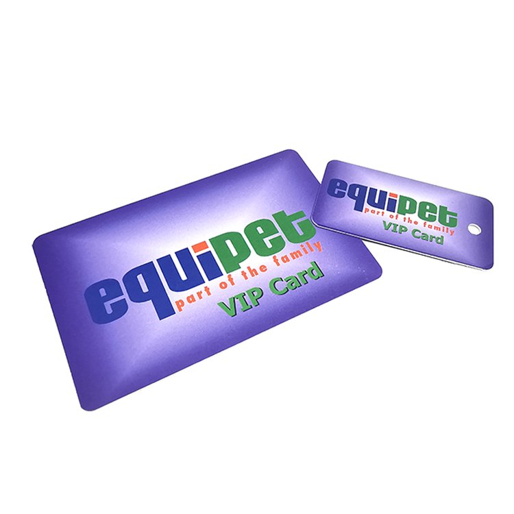 Customized Shape PVC Plastic Loyalty Gift Membership Combo 3 up Key Cards
