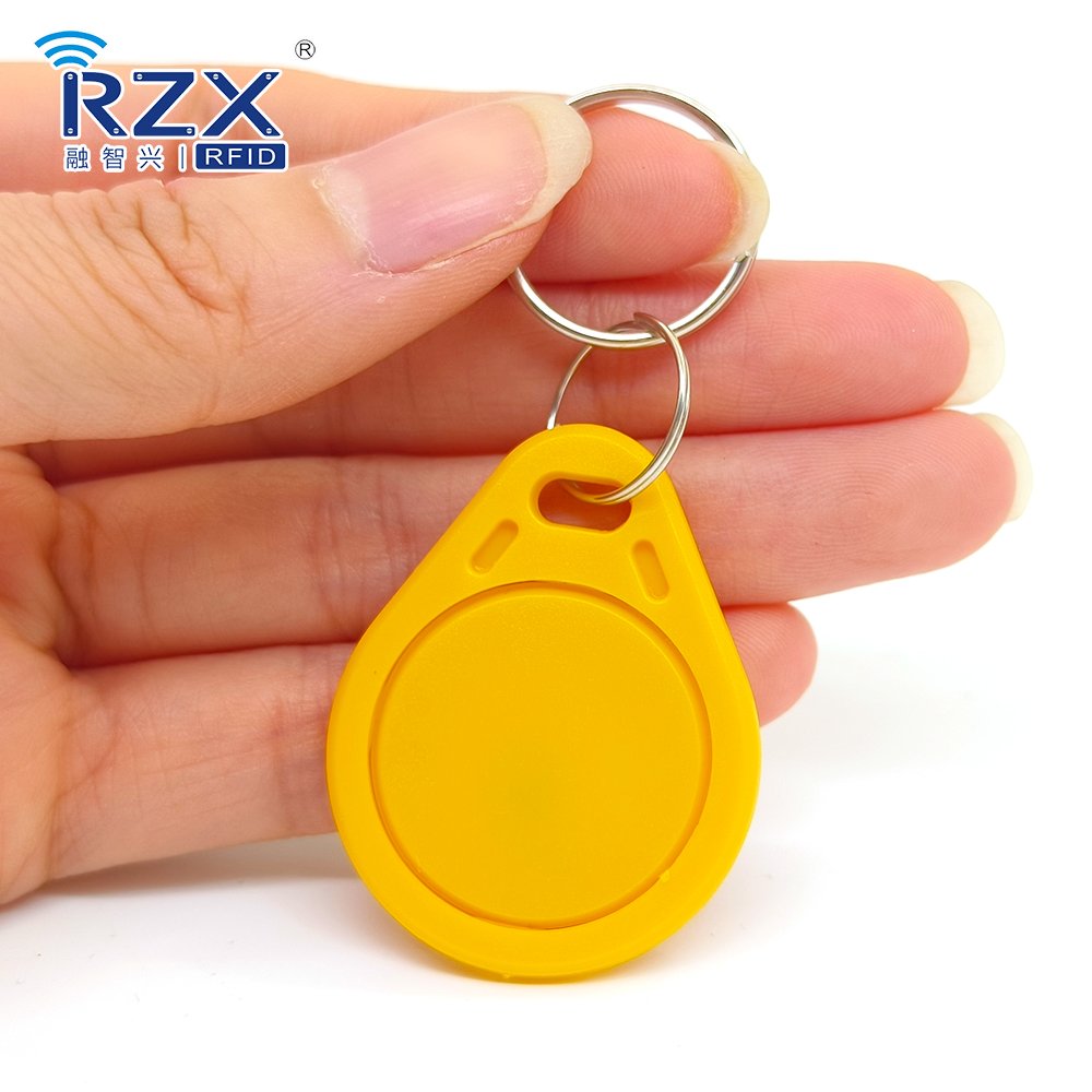 Printable ABS Key Tag 13.56Mhz FM11RF08 RFID Keyfobs ISO14443A door Access controlKeychain