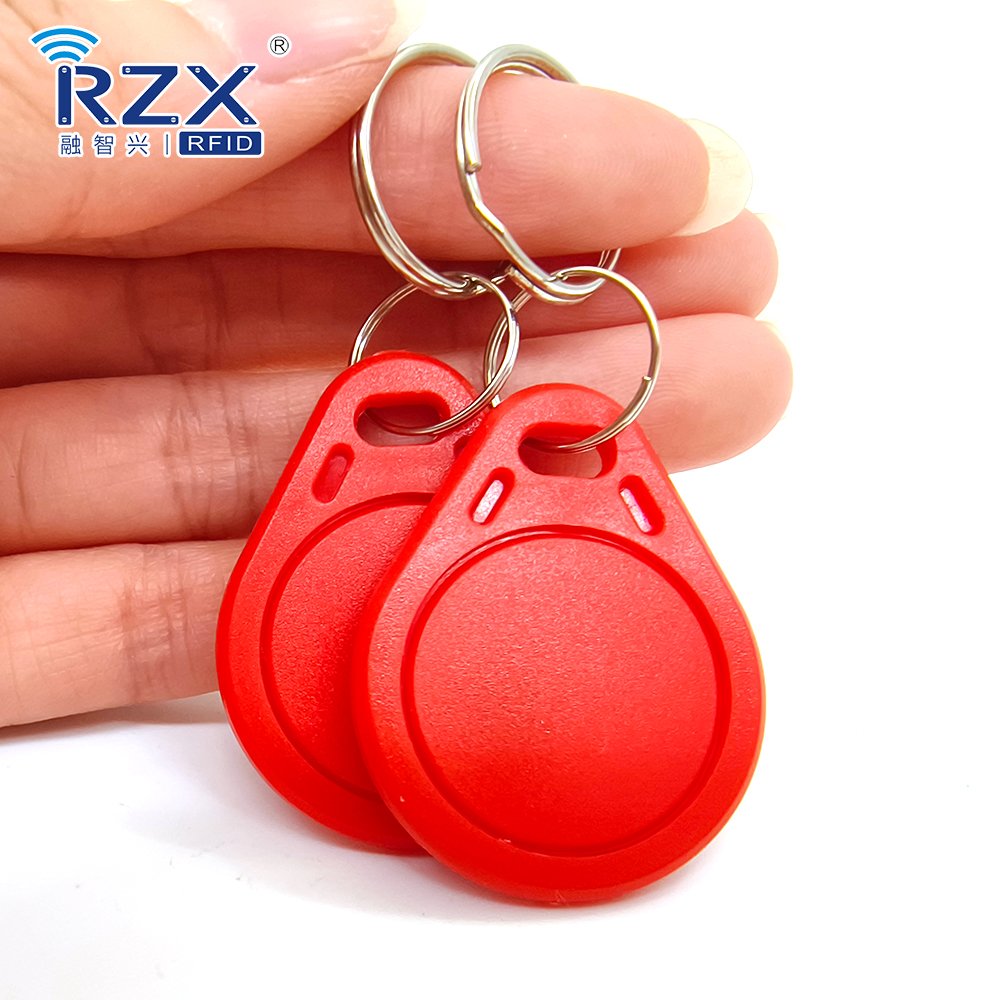 Printable ABS Key Tag 13.56Mhz FM11RF08 RFID Keyfobs ISO14443A door Access controlKeychain