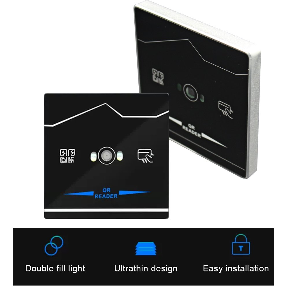 Smart NFC ID IC Card reader Wiegand Access Control Card Reader QR Code Scanner