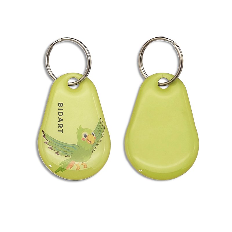 Manufacturers personalized custom keychain waterproof glue keychain label PVC keychain