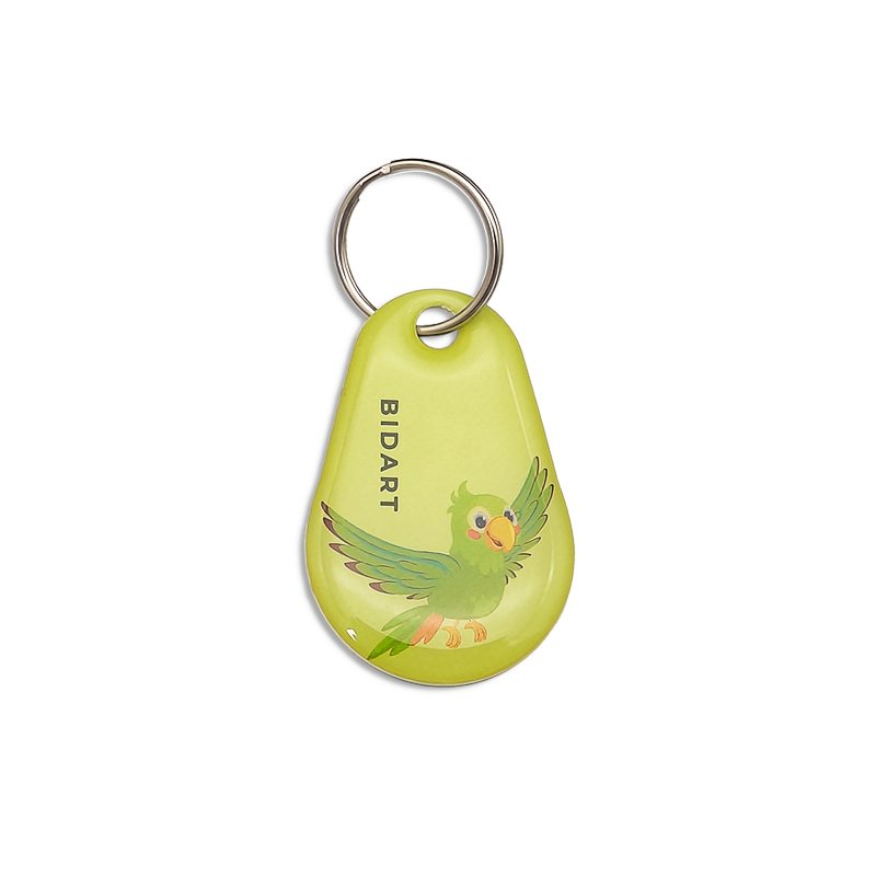 Manufacturers personalized custom keychain waterproof glue keychain label PVC keychain