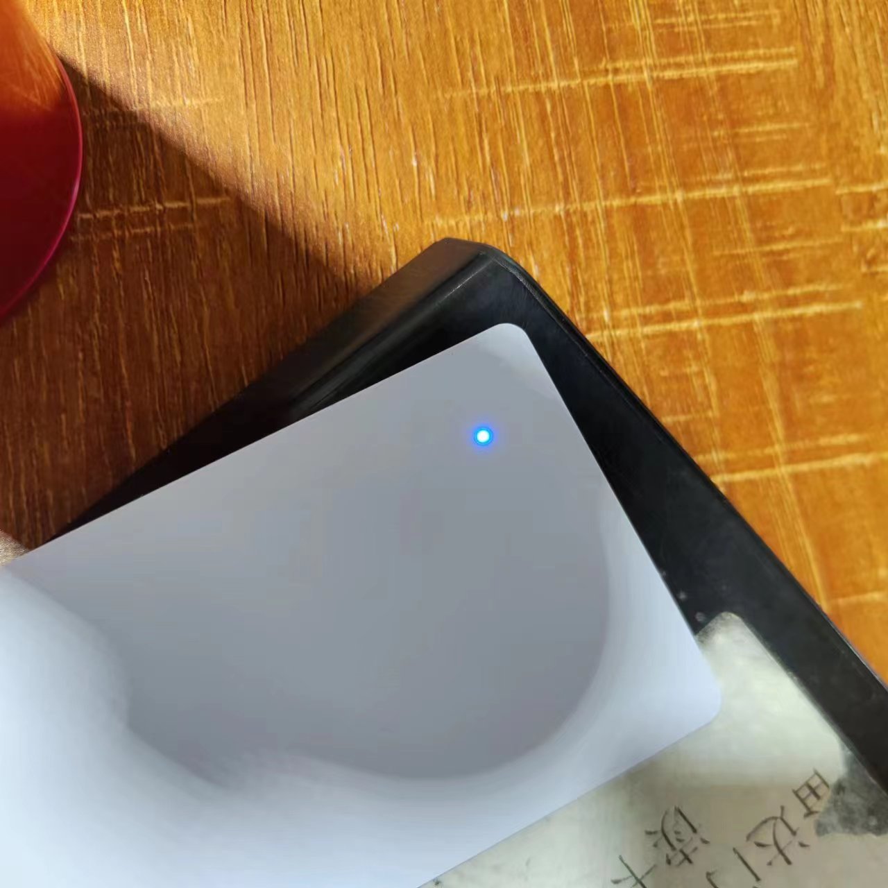 Printable NTAG 213 215 216 Rfid NFC Card with Led Light for access control wristband card/ Credit Card Cashless Payment