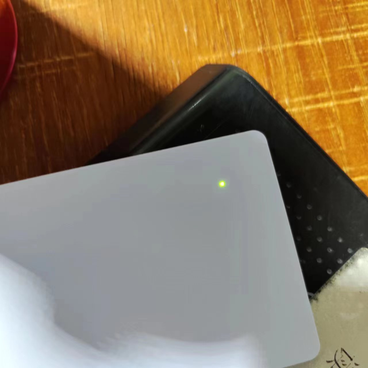 Printable NTAG 213 215 216 Rfid NFC Card with Led Light for access control wristband card/ Credit Card Cashless Payment