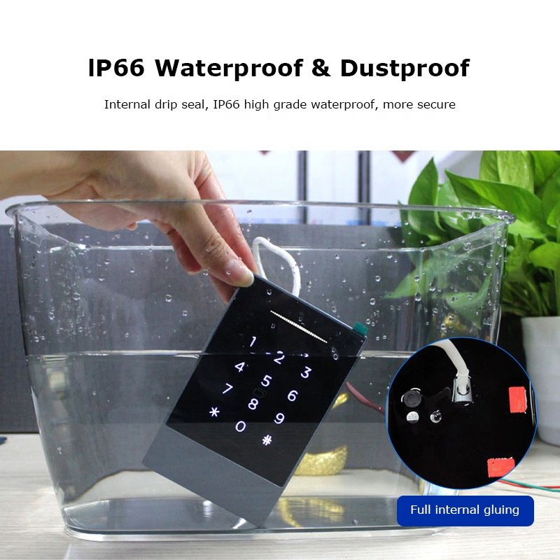 TTLock WiFi Internet Waterproof Smart Aaccess Control Card Reader Smart Door Lock Access