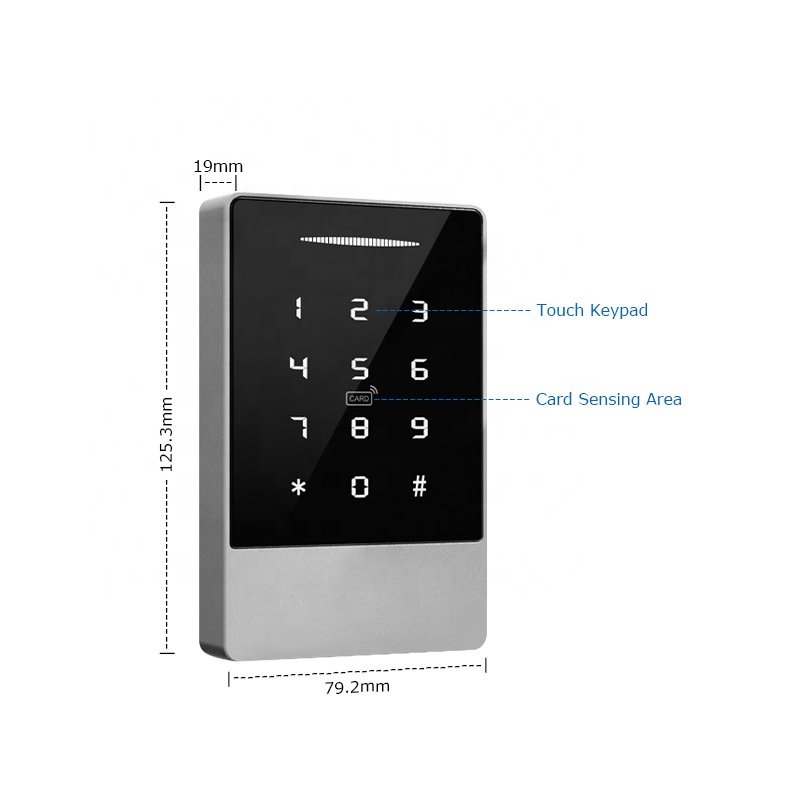 TTLock WiFi Internet Waterproof Smart Aaccess Control Card Reader Smart Door Lock Access