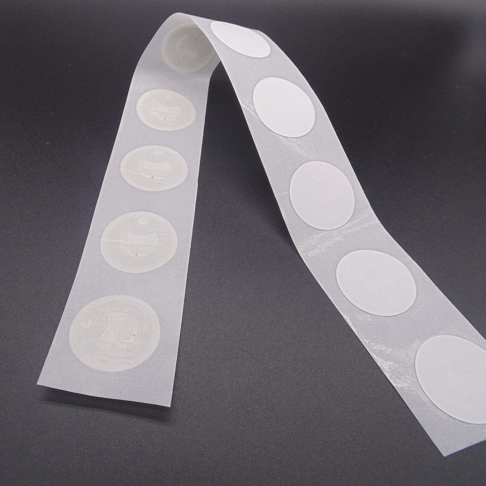 144 Bytes NFC Ntag213 Wet Tag Stickers 13.56MHz ISO14443A Chip RFID Adhesive Labels 6 Colors NFC Phone Access Control Cards