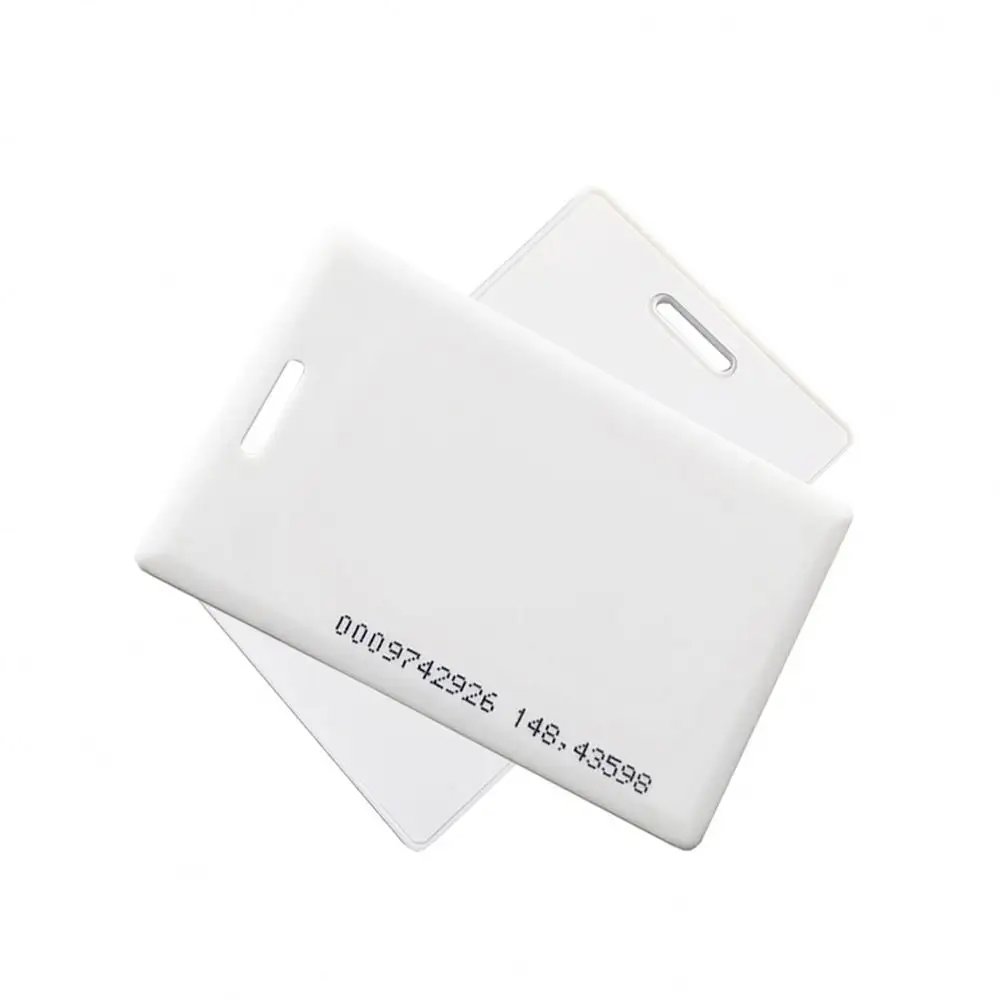 125KHZ ID Thick Card Printable Blank PVC Smart RFID Card Contactless Access Control Card