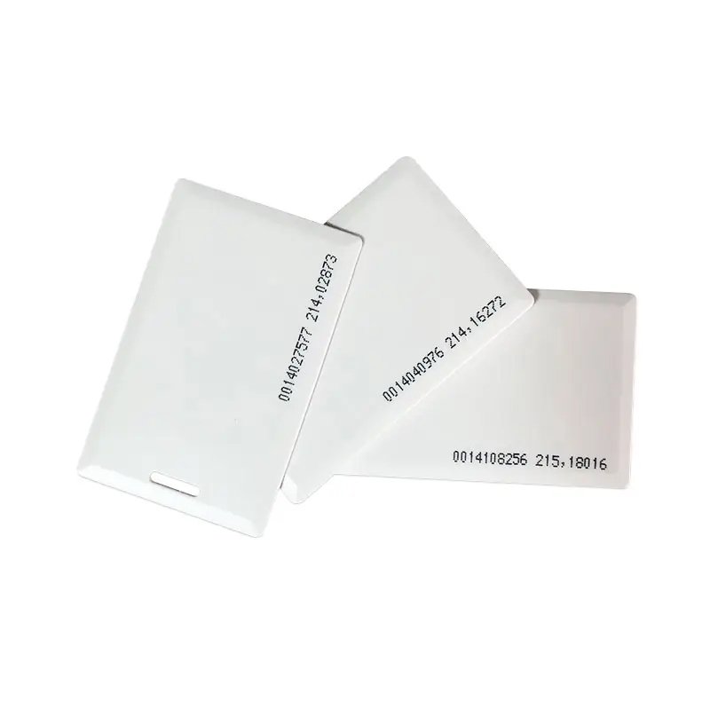 125KHZ ID Thick Card Printable Blank PVC Smart RFID Card Contactless Access Control Card