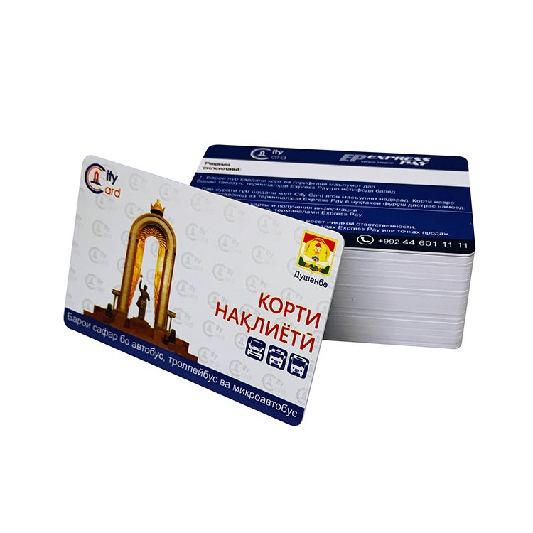 CR80 size Hico loco S50 S70 magnetic stripe pvc card with contact IC chip professional manufacturer card
