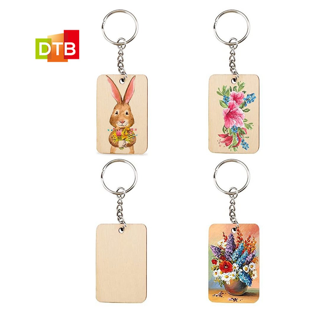 Customized NFC/RFID Bamboo/Wood keychain Laser Engraved Nfc Wood Access Control Card
