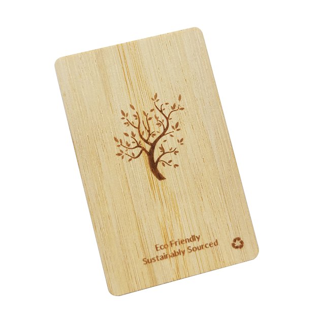 Wooden hotel key card made of Cherry wood is suitable for Hafele locks
