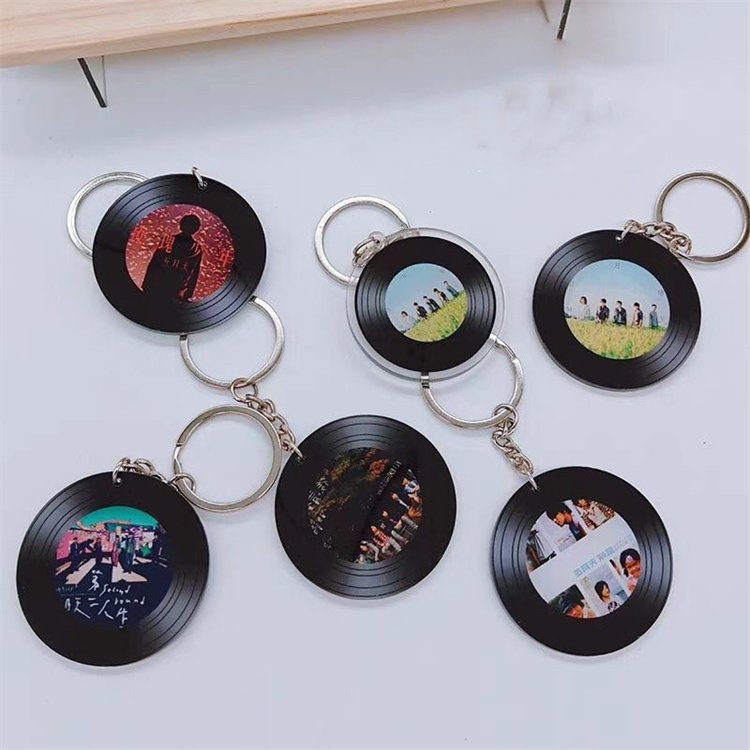 DIY Durable Nfc Mini Album Music Card Key Chain And Video Play Compatible For Iphone And Android