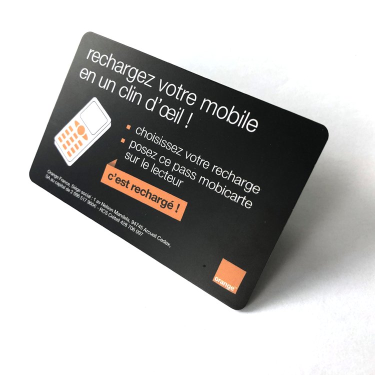 Standard Size 13.56Mhz RFID Printed NFC Card Customized 125Khz PVC Contactless Card