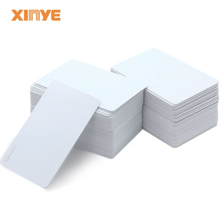 ISO11784 RFID clamshell blank card 125khz proximity smart card for access control