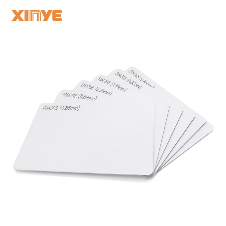 ISO11784 RFID clamshell blank card 125khz proximity smart card for access control