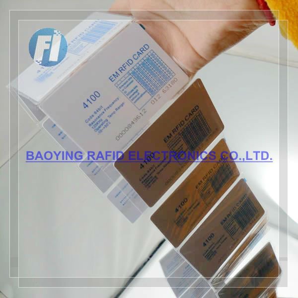 Standard/Customized size RFID Card(13.56MHZ) for access control