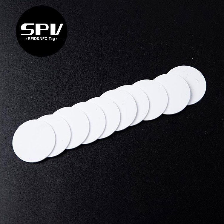 Waterproof 13.56MHz NXP NFC NTAG215 Round Coin Tag