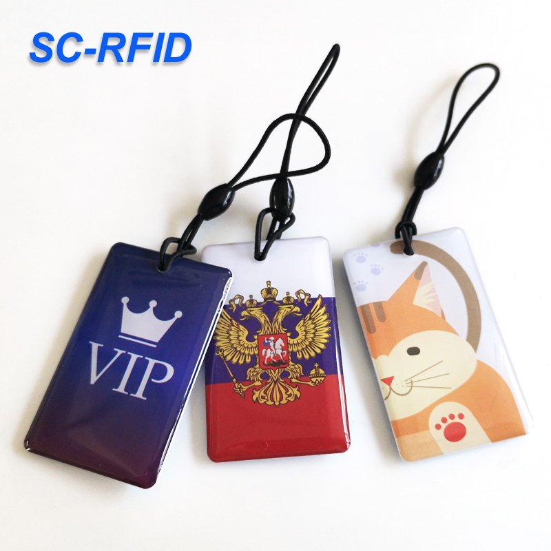 Sencan Custom Rewritable LF T5577 Epoxy Keyfob 125KHz RFID Smart Epoxy card tag for Access Control system
