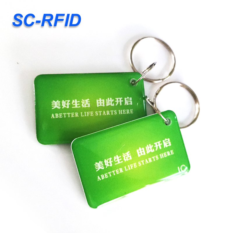 Sencan Custom Rewritable LF T5577 Epoxy Keyfob 125KHz RFID Smart Epoxy card tag for Access Control system