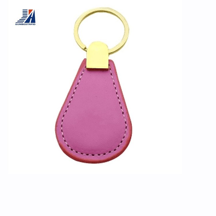 Leather RFID Keyfob LT-25 LF HF rfid keychain waterproof Identification