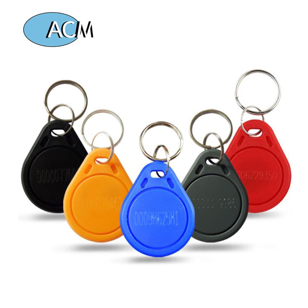 Customize OEM Color Print Logo 125Khz Proximity ID Card Chip RFID Tag Key Fob 13.56Mhz Keyfobs Access Control RFID keychain
