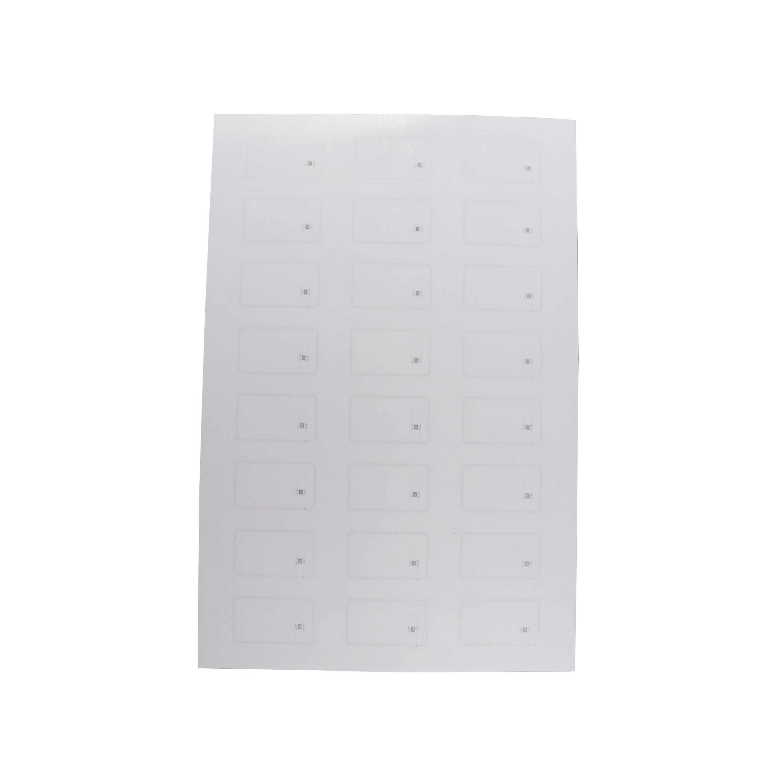 RFID A4 Sheets Layout 2*5/3*5 Prelam PVC inlay Sheet 13.56Mhz F08 chip