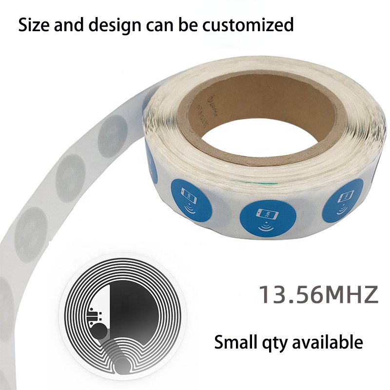 Rfid Tag 13.56mhz Access Control Card 213/215/216 Printable Label Sticker
