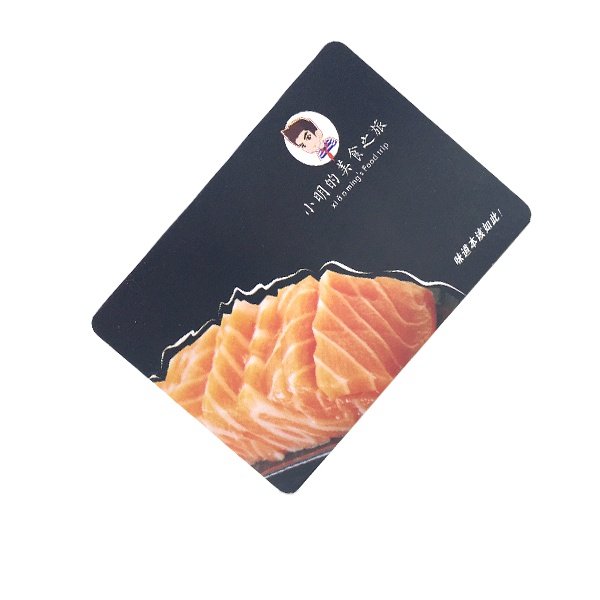 Customized NFC RFID business card chip social media business RFID card TikTok Google review YouTube Facebook PVC ID IC card