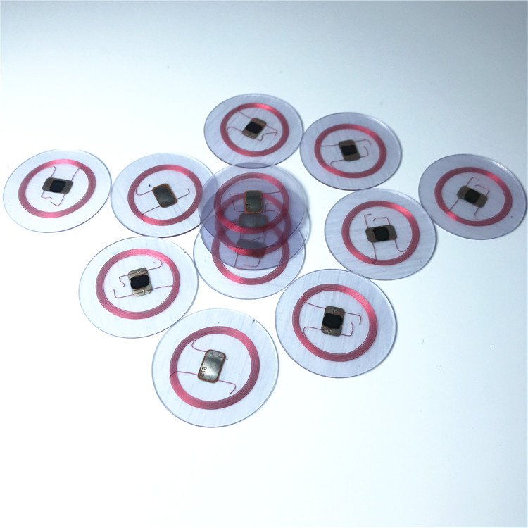 Custom Digital Waterproof 125khz Rewritable T5577 Sticker Coin Coil ID Card