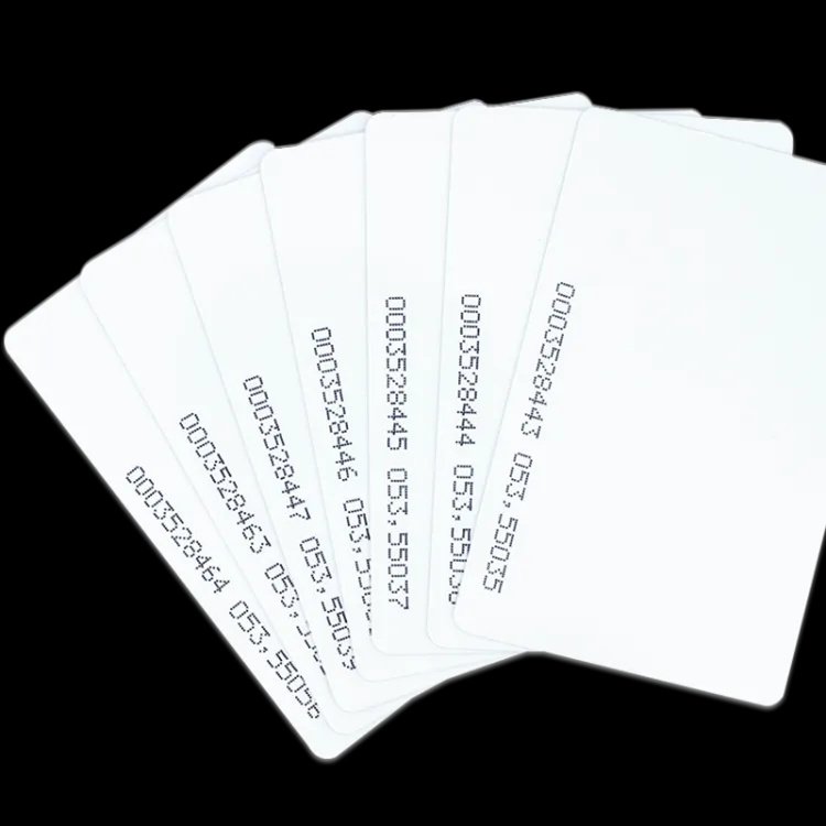 Factory Custom Contactless 125-134khz EM4450 Pvc Blank Rfid Card for Access Identification Management
