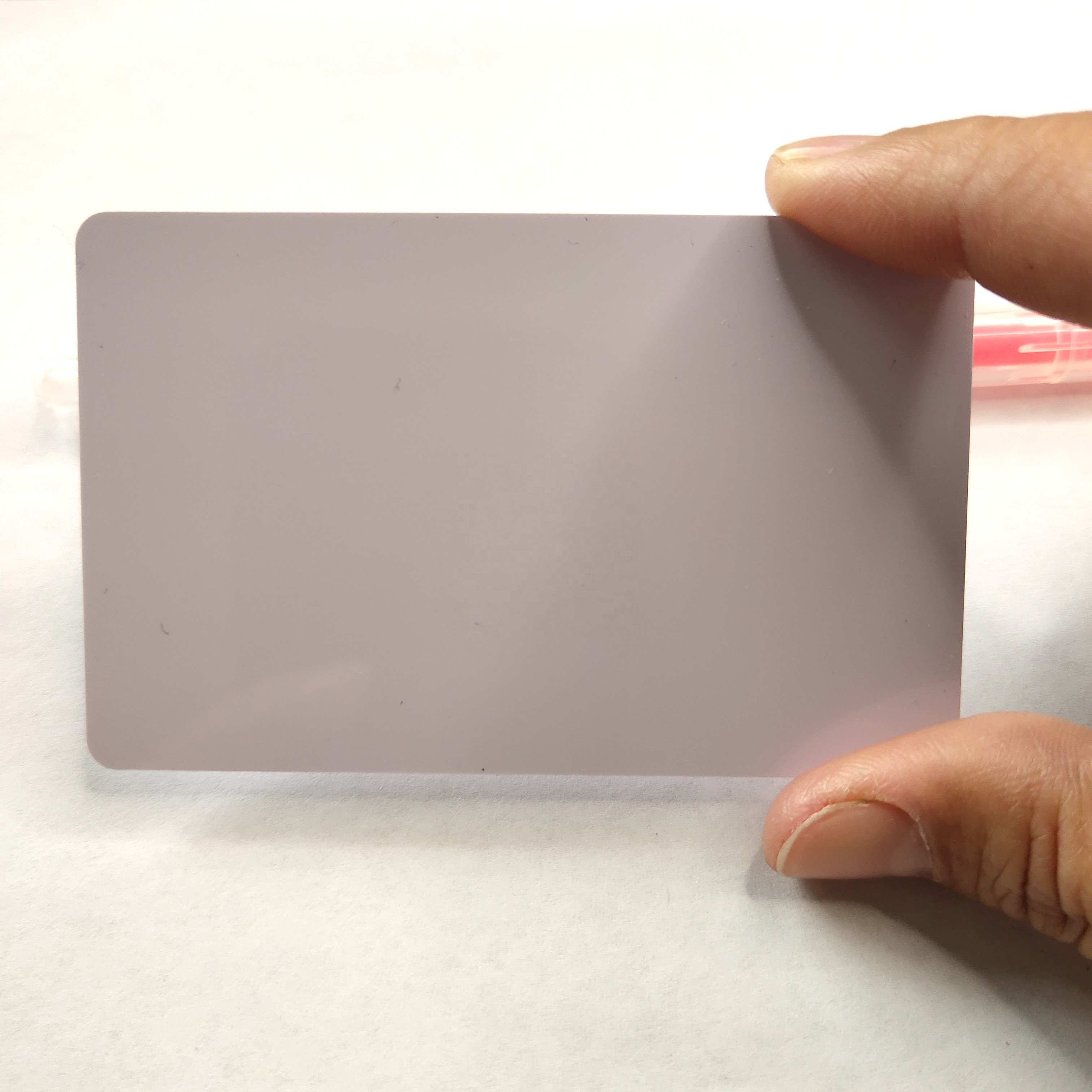 2024 Top sale customized printing logo PVC printing card with film both side plastic business card factory