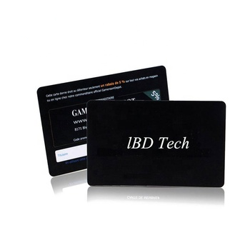 Standard Credit Card Size Double Sides Custom Printing With Gold Foil Hot-stamping Plastic PVC Cards
