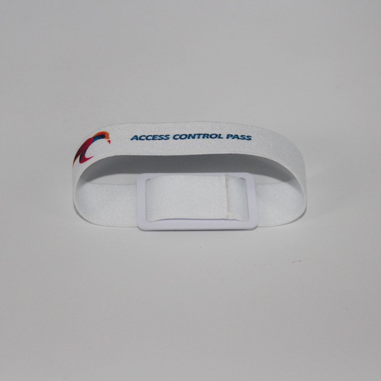 13.56MHz Smart Elastic Wristbands Access Control Bracelet For Surfing Adult and Children Size Customized Bands