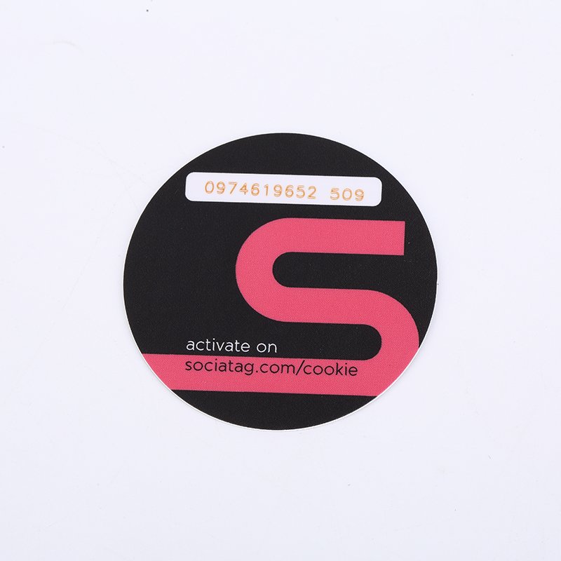 Custom Design NFC PVC Plate Card 13.56Mhz RFID PET Tag Label for Quick Access to URL