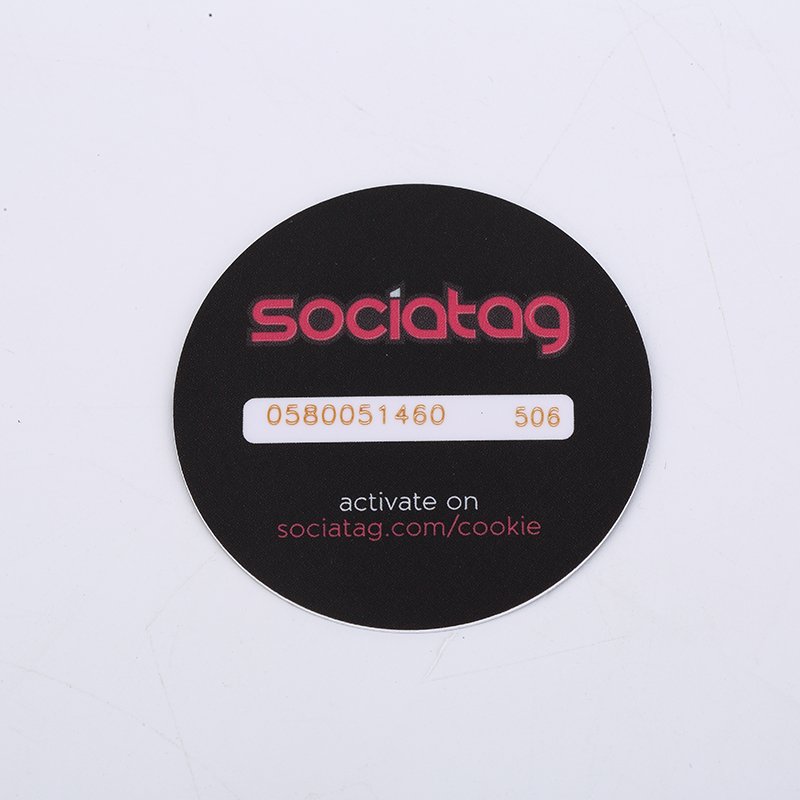Custom Design NFC PVC Plate Card 13.56Mhz RFID PET Tag Label for Quick Access to URL