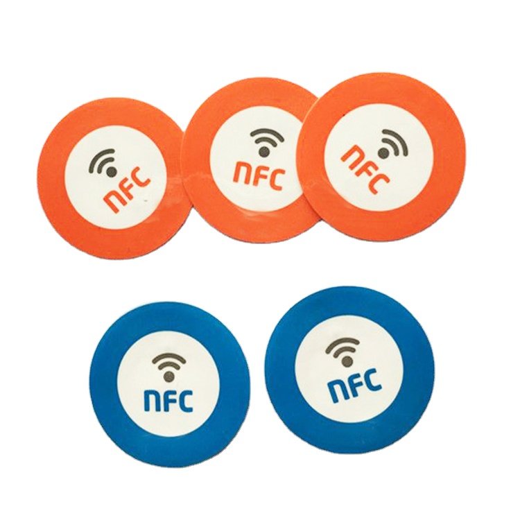 Custom Design NFC PVC Plate Card 13.56Mhz RFID PET Tag Label for Quick Access to URL