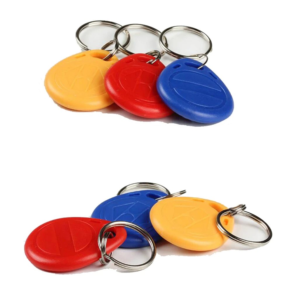 125KHz RFID Tag Proximity ID Token Tags Key Fob Keyfob Rfid Card for Access Control Time Attendance TK4100 Chip Only Reade