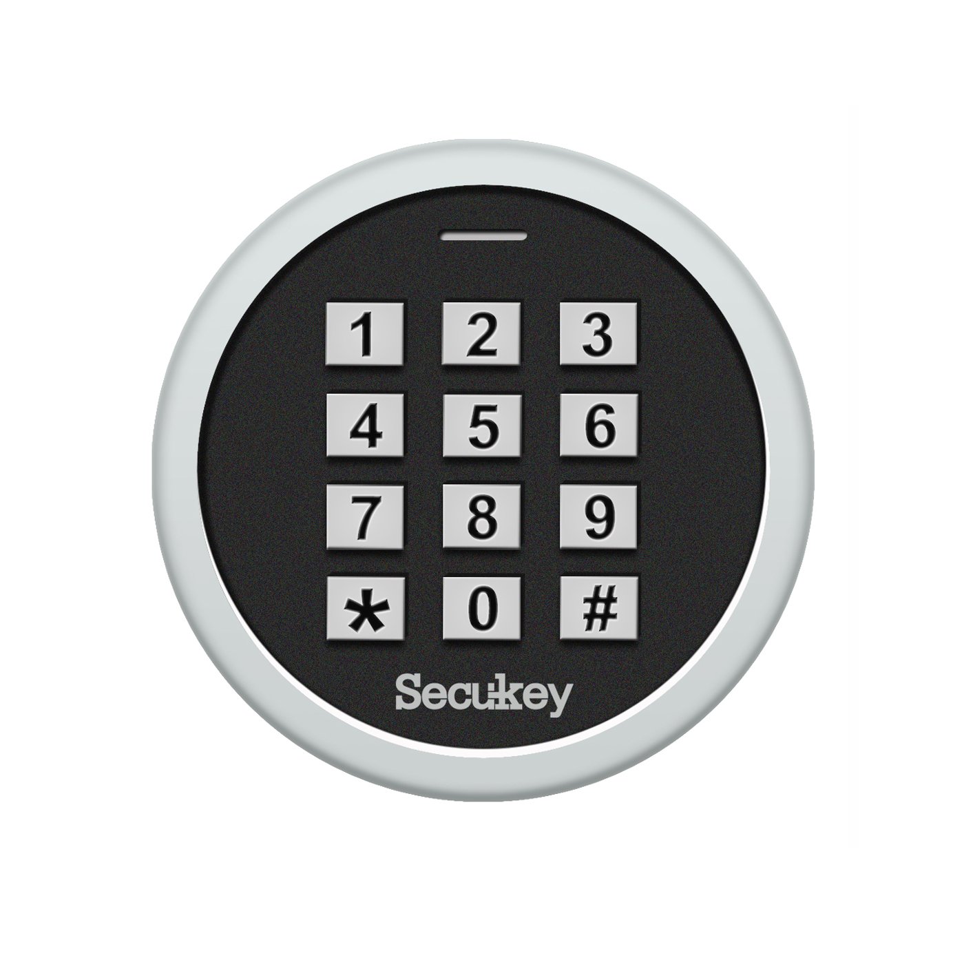 Secukey Mini Round Shape Digital Keypad Standalone Access Control System 125KHz EM card Reader Waterproof RFID Access Controller