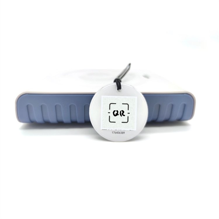 RFID NFC key card 13.56MHz epoxy key chain, used for access control, can print program URL encoded QR code