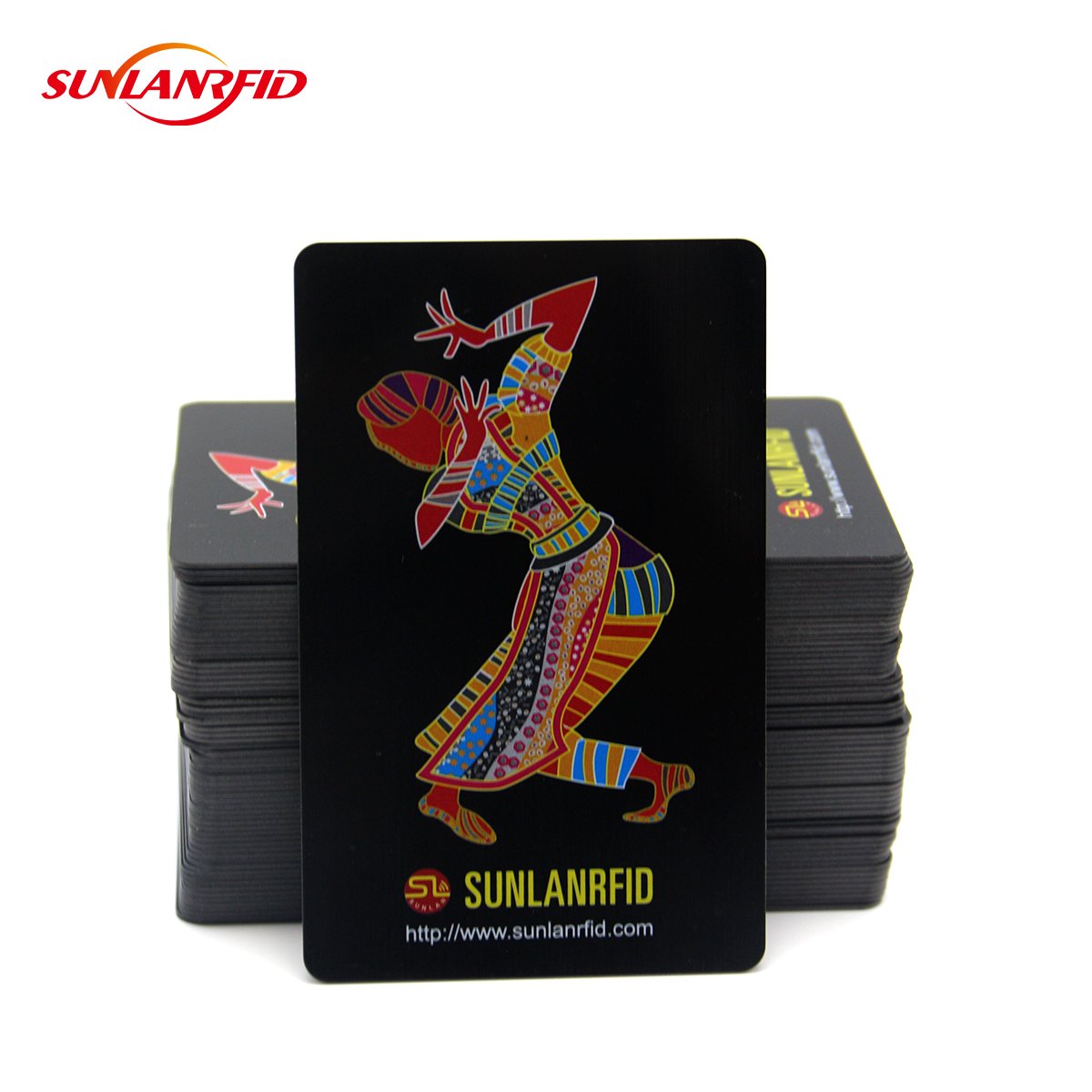 Custom RFID Blank Matte NFC Black PVC Card