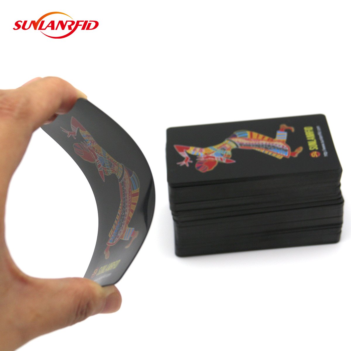 Custom RFID Blank Matte NFC Black PVC Card